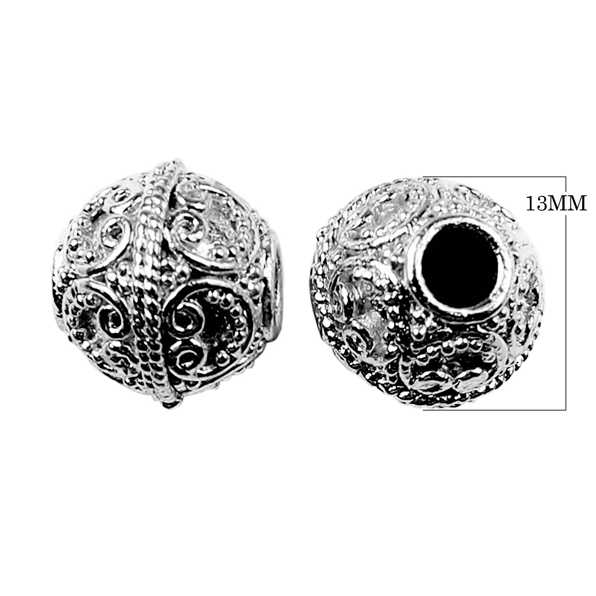 Rose Gold Overlay Bali Bead BRG-128